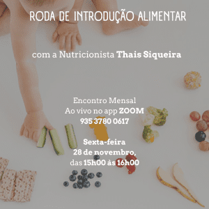 Roda de Conversa - Introdução Alimentar