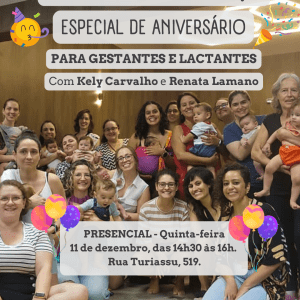Grupo de Amamentação Presencial Especial de Aniversário